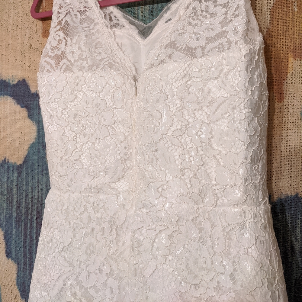 NWT🌸Ivory Lace Dress - Picture 5 of 6